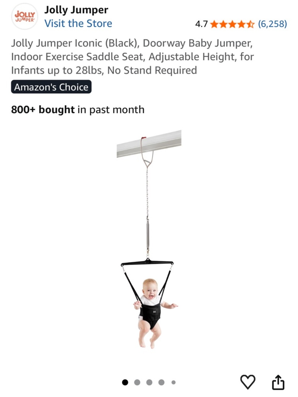 Baby Jolly Jumper - Baby Bouncer Harness